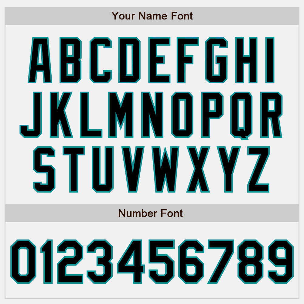 Custom White Black-Teal Authentic Baseball Jersey