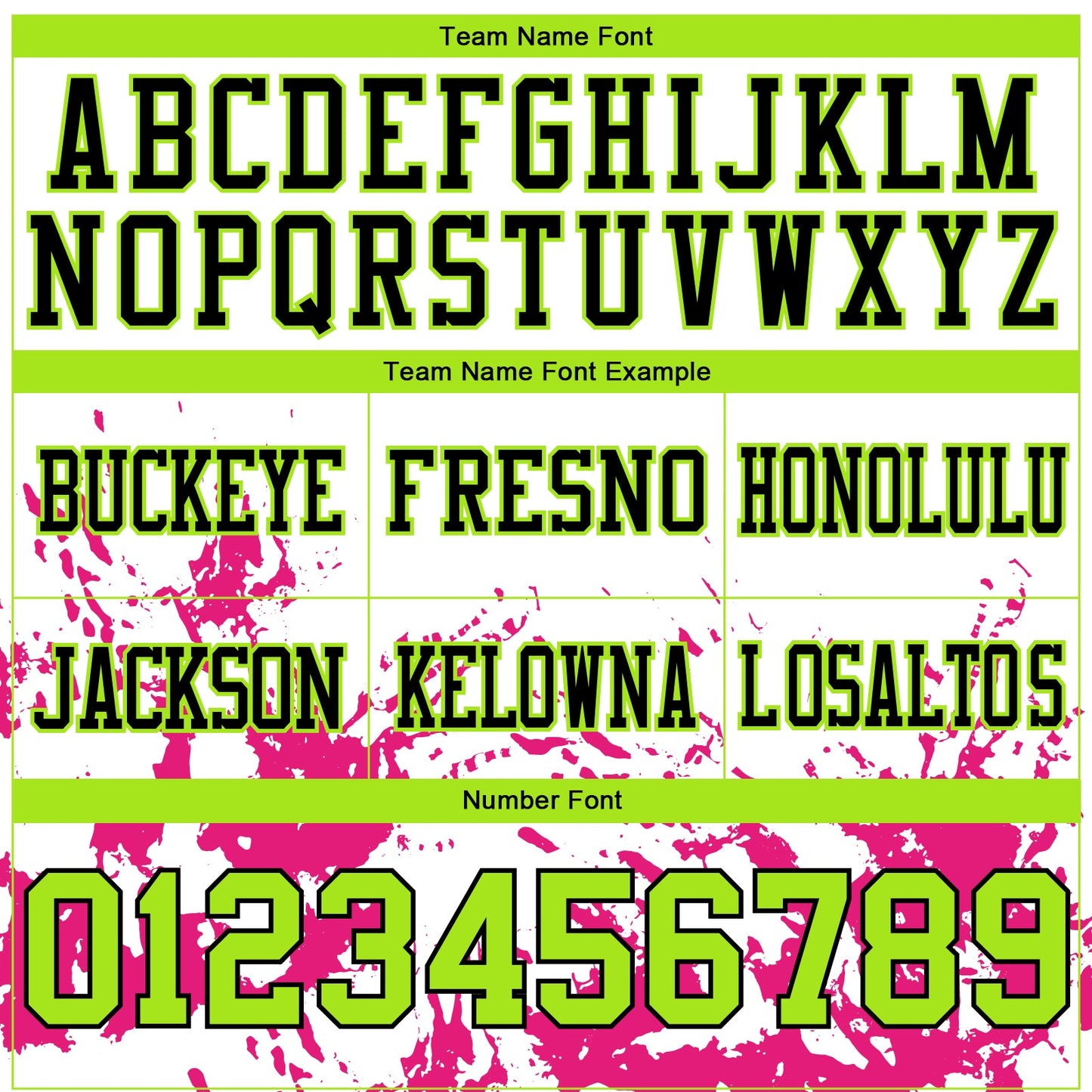 Custom White Neon Green Hot Pink-Black 3D Pattern Splash Authentic Football Jersey