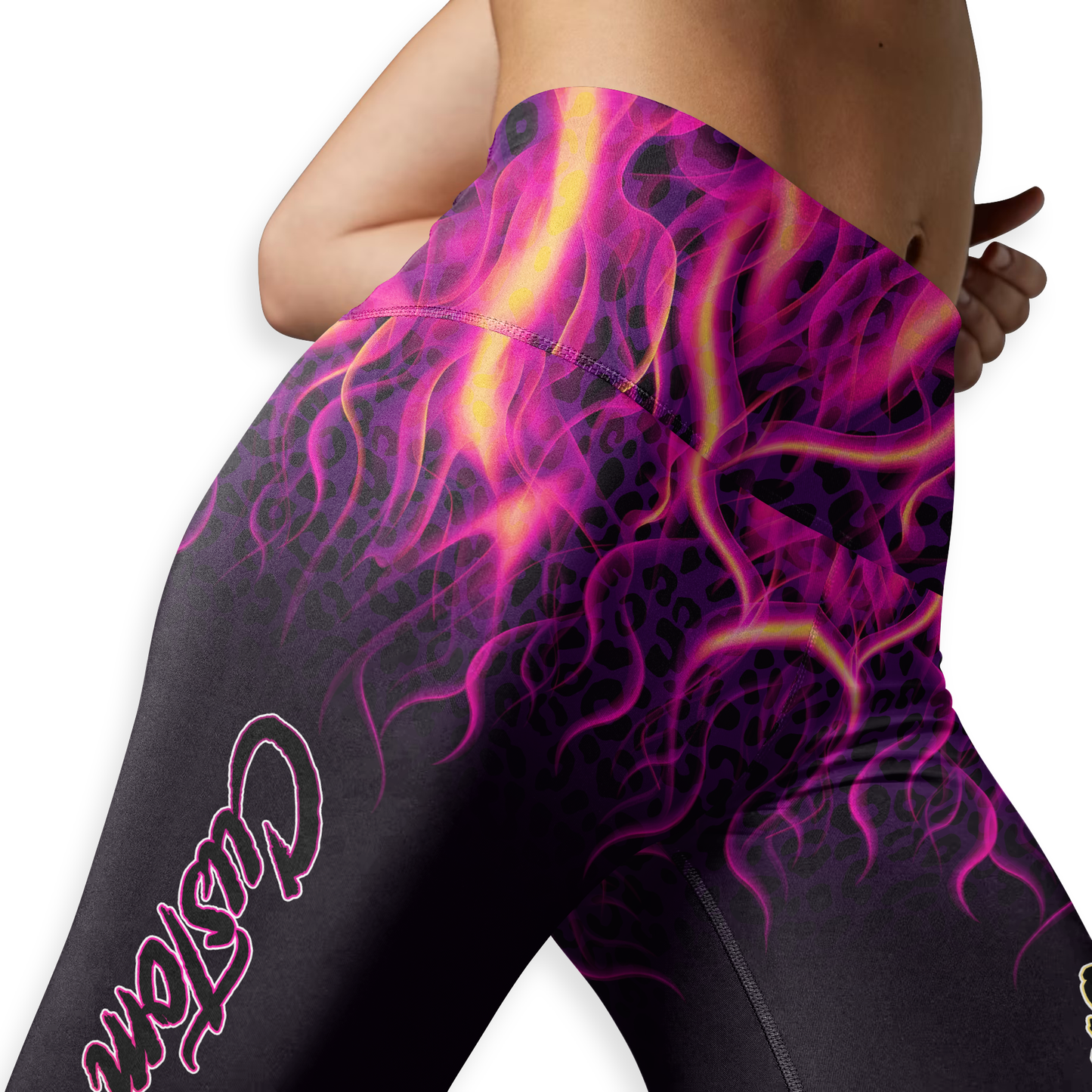 Personalized Cancer Pick The Wrong Girl - Combo Legging Tanktop Breast Cancer Awareness