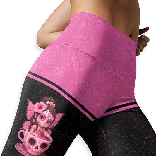 Fight Like a Girl - Breast Cancer Awareness Tank Top & Leggings Set, Custom Choo