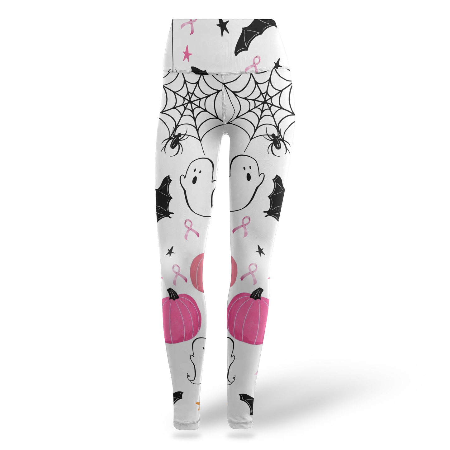 Boo! Pink Ribbon Halloween Activewear – Support Breast Cancer Awareness, Custom Choo