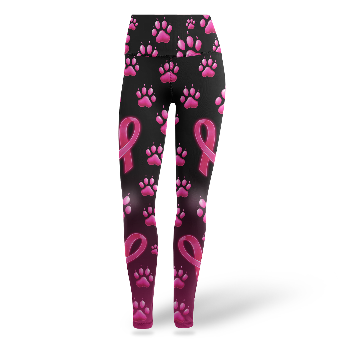 Personalized Breast Cancer Angel of Hope Leggings and Hollow Tank Set, Custom Choo