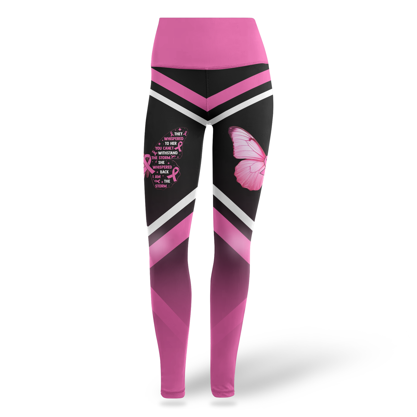 Breast Cancer Warrior - Combo Legging Breast Cancer Awareness