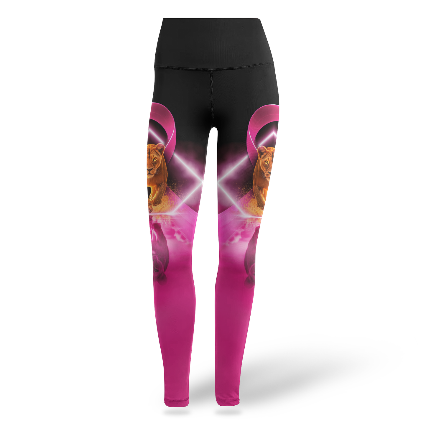 Stronger Than Cancer - Combo Legging Breast Cancer Awareness
