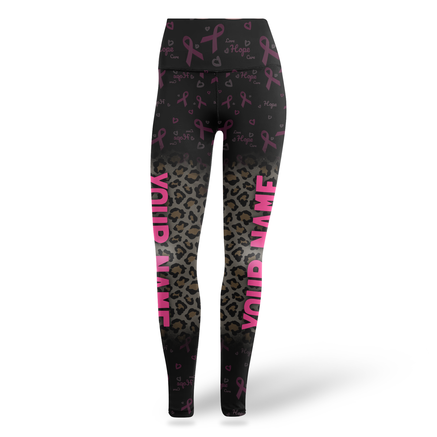 Personalized My God Is Stronger Than Cancer Awareness Combo Legging + Tanktop, Custom Choo