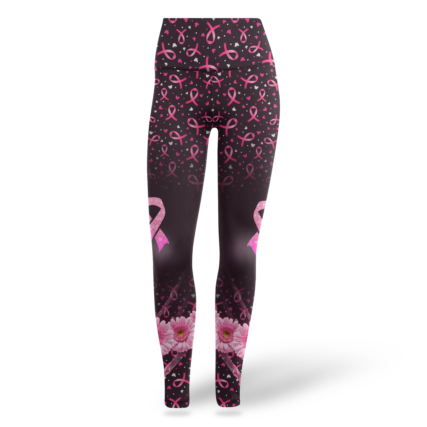 Fight Like A Warrior - Combo Legging Tanktop Breast Cancer Awareness