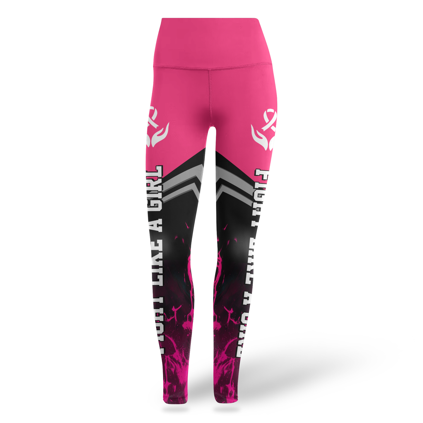 Personalized Fight Like A Fairy Girl - Combo Legging Tanktop Breast Cancer Awareness