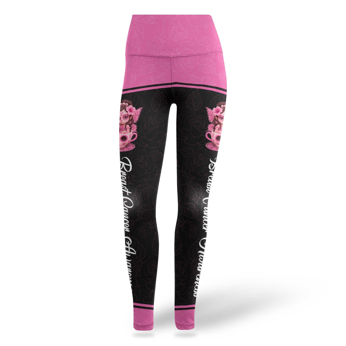 Fight Like a Girl - Breast Cancer Awareness Tank Top & Leggings Set