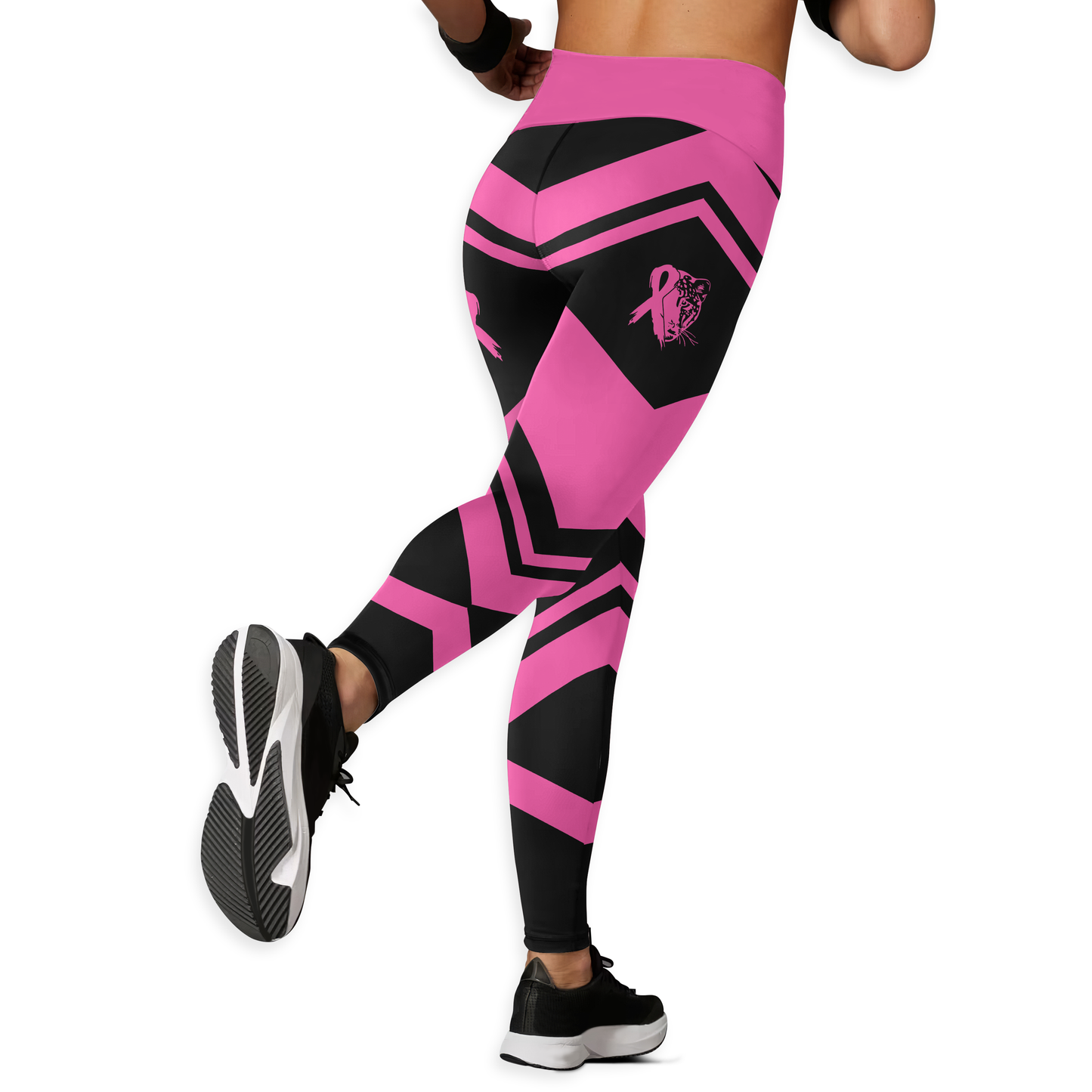 Personalized Stronger Than Cancer - Combo Legging Tanktop Breast Cancer Awareness