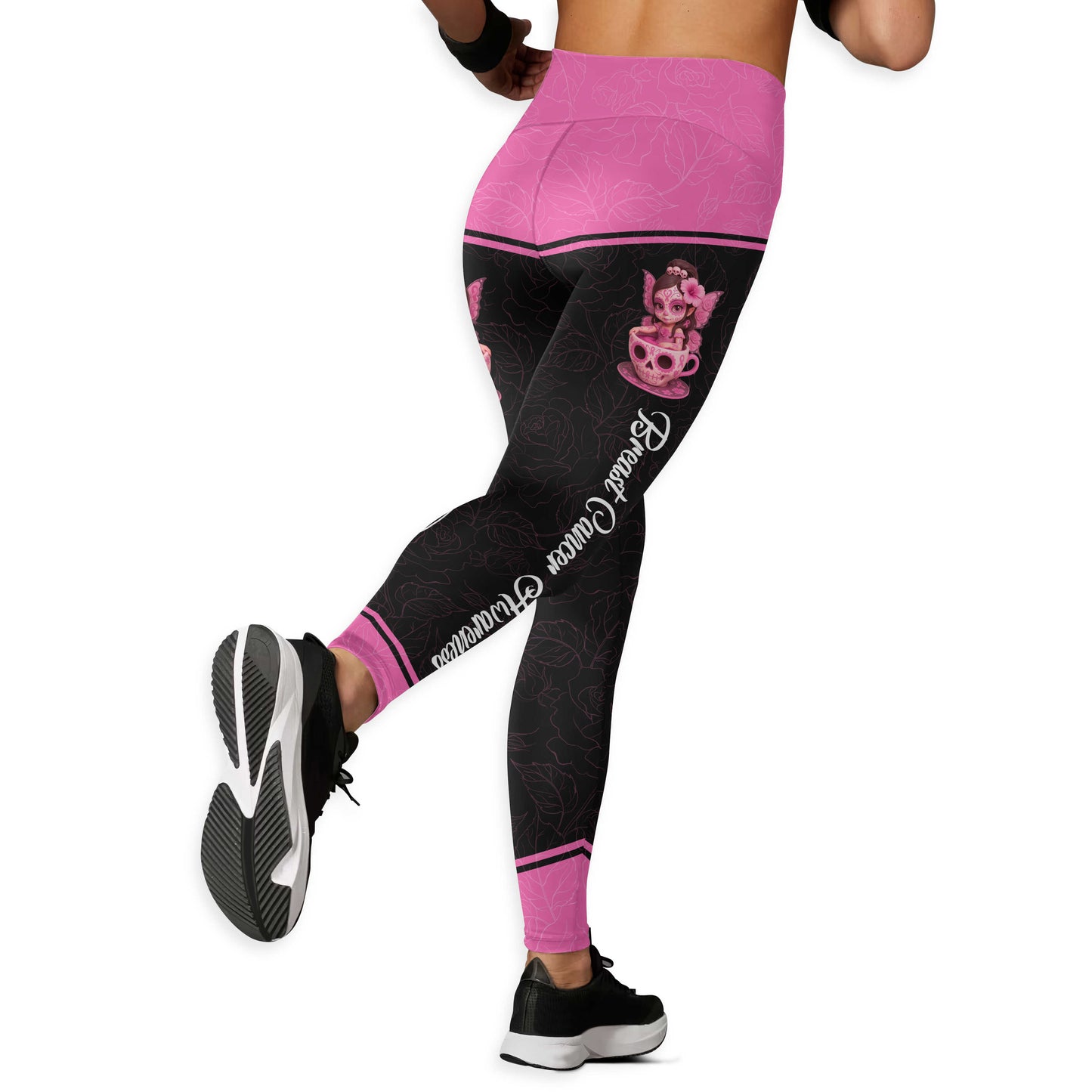 Fight Like a Girl - Breast Cancer Awareness Tank Top & Leggings Set