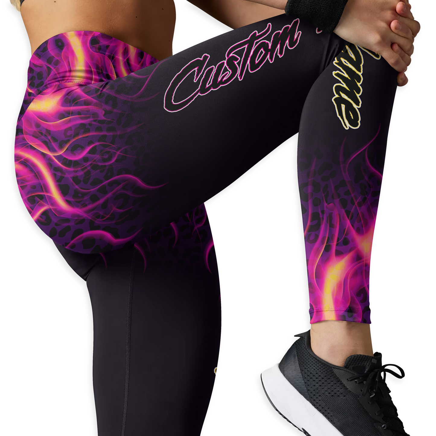Personalized Cancer Pick The Wrong Girl - Combo Legging Tanktop Breast Cancer Awareness