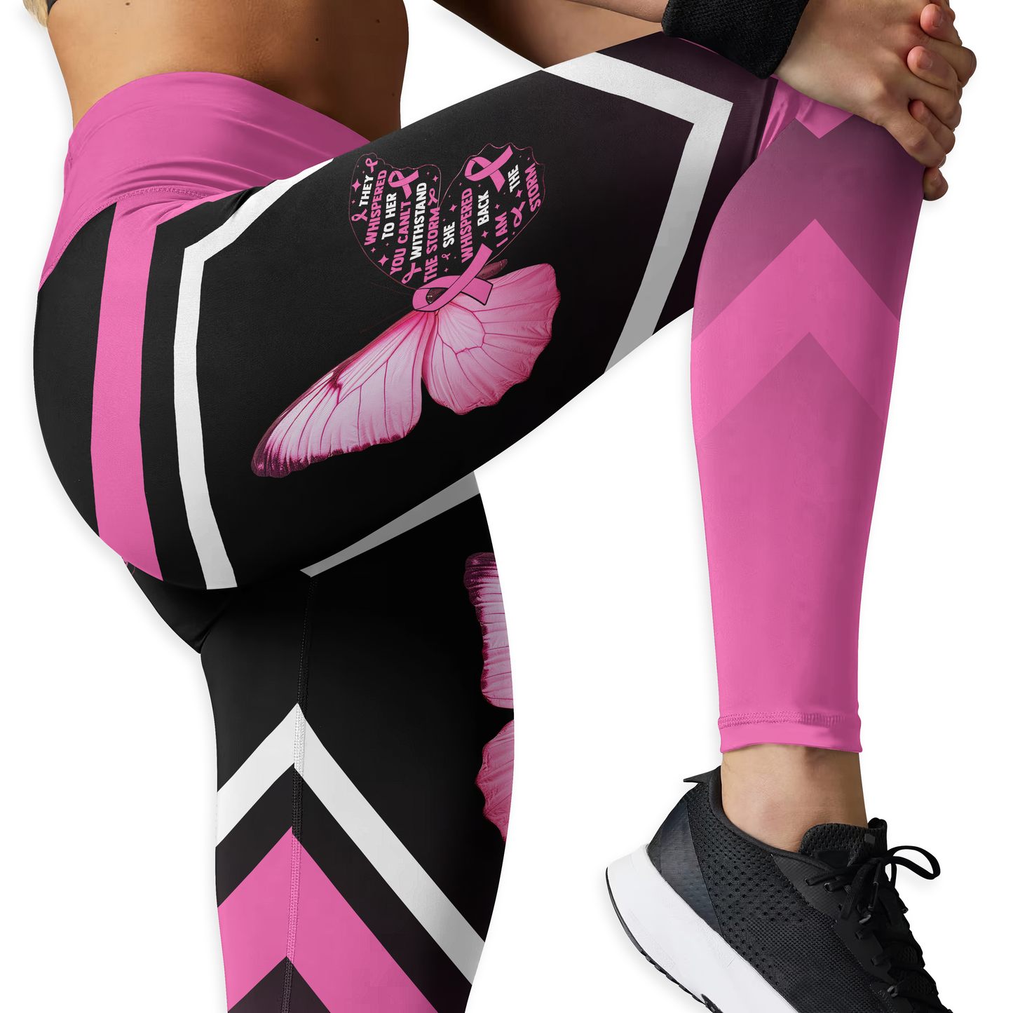 Breast Cancer Warrior - Combo Legging Breast Cancer Awareness
