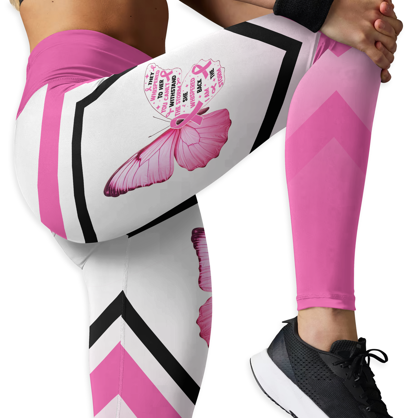 I'm Back The Storm - Combo Legging Breast Cancer Awareness