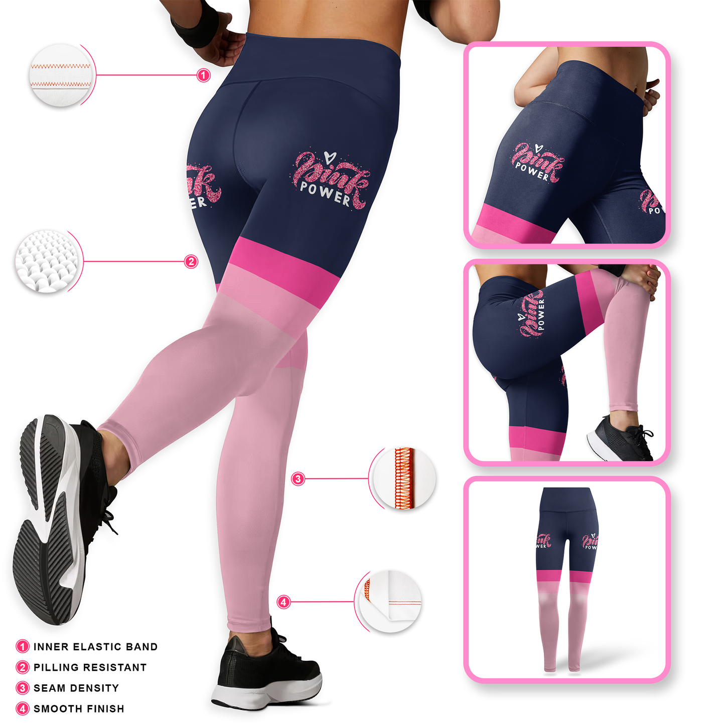 Inspirational Words Breast Cancer Survivor Leggings and Tank Set