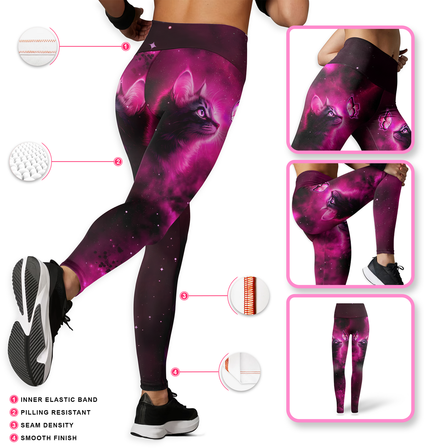 Hope For A Cure - Combo Legging Tanktop Breast Cancer Awareness
