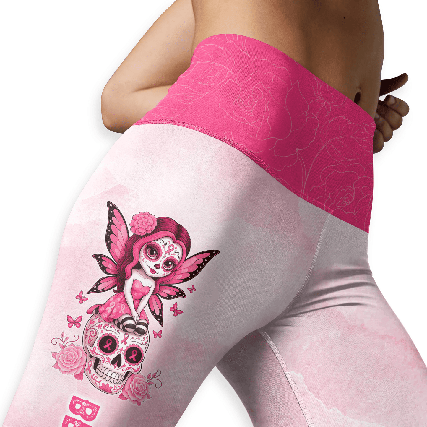 Fight Like A Warrior - Combo Legging Breast Cancer Awareness
