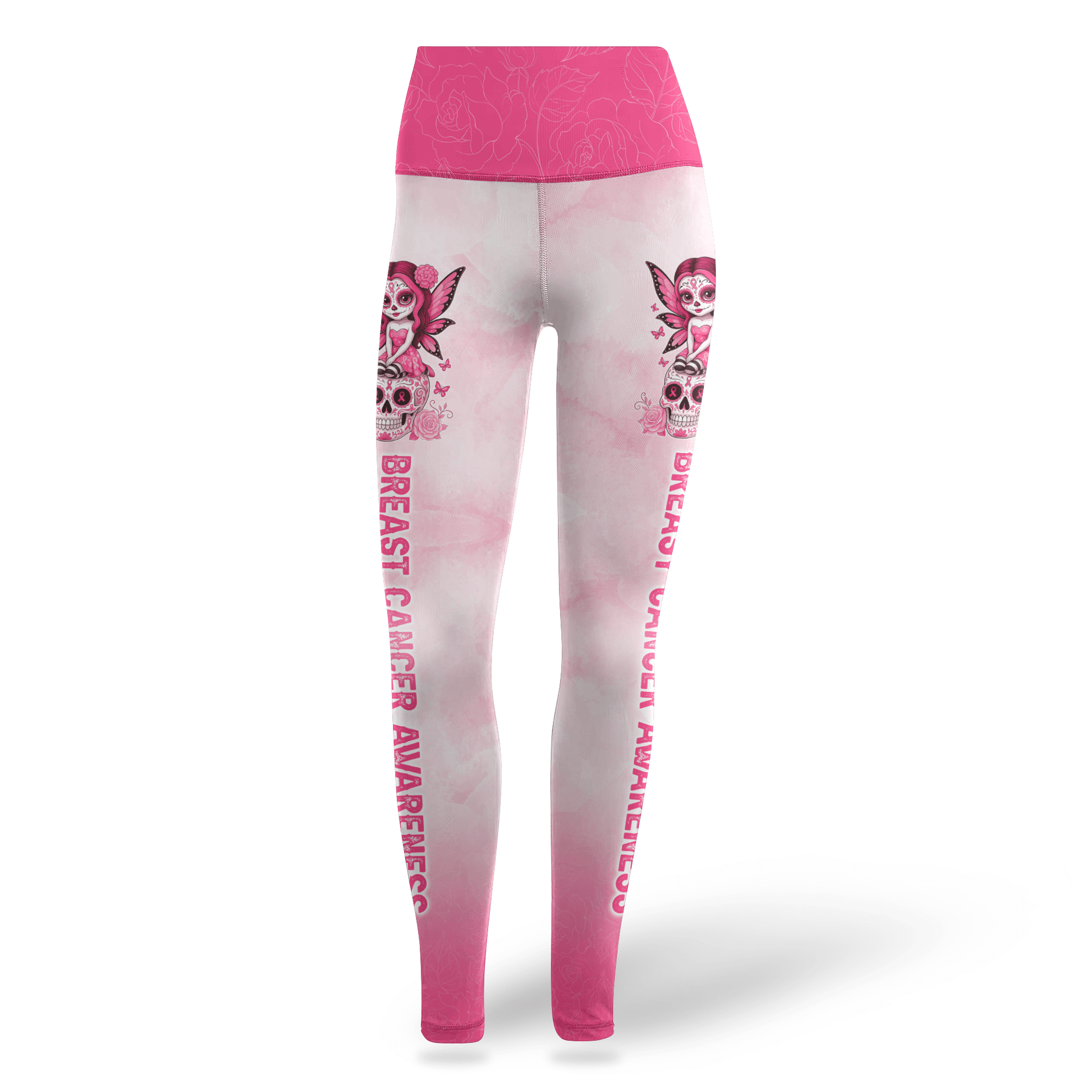Fight Like A Warrior -  Combo Legging Breast Cancer Awareness, Custom Choo
