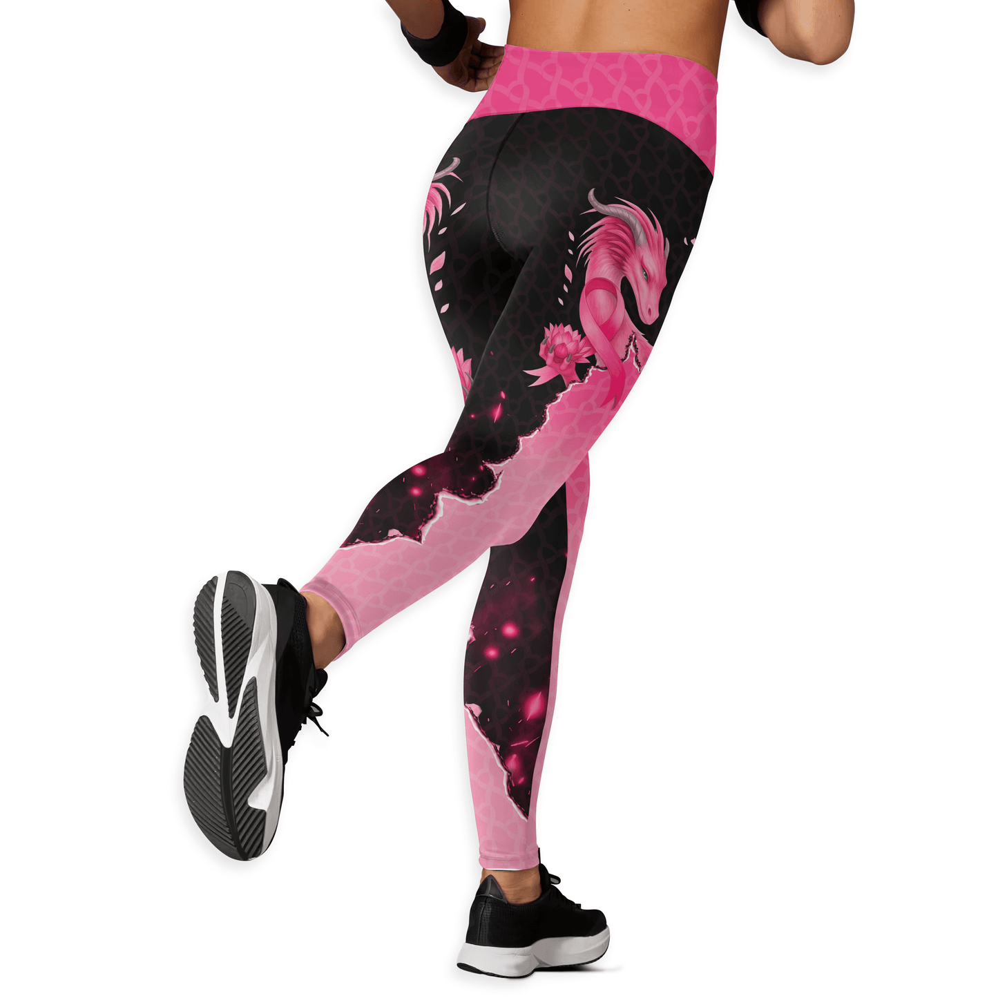 Personalized Faith Over Fear, Never Lost Hope - Combo Legging Breast Cancer Awareness