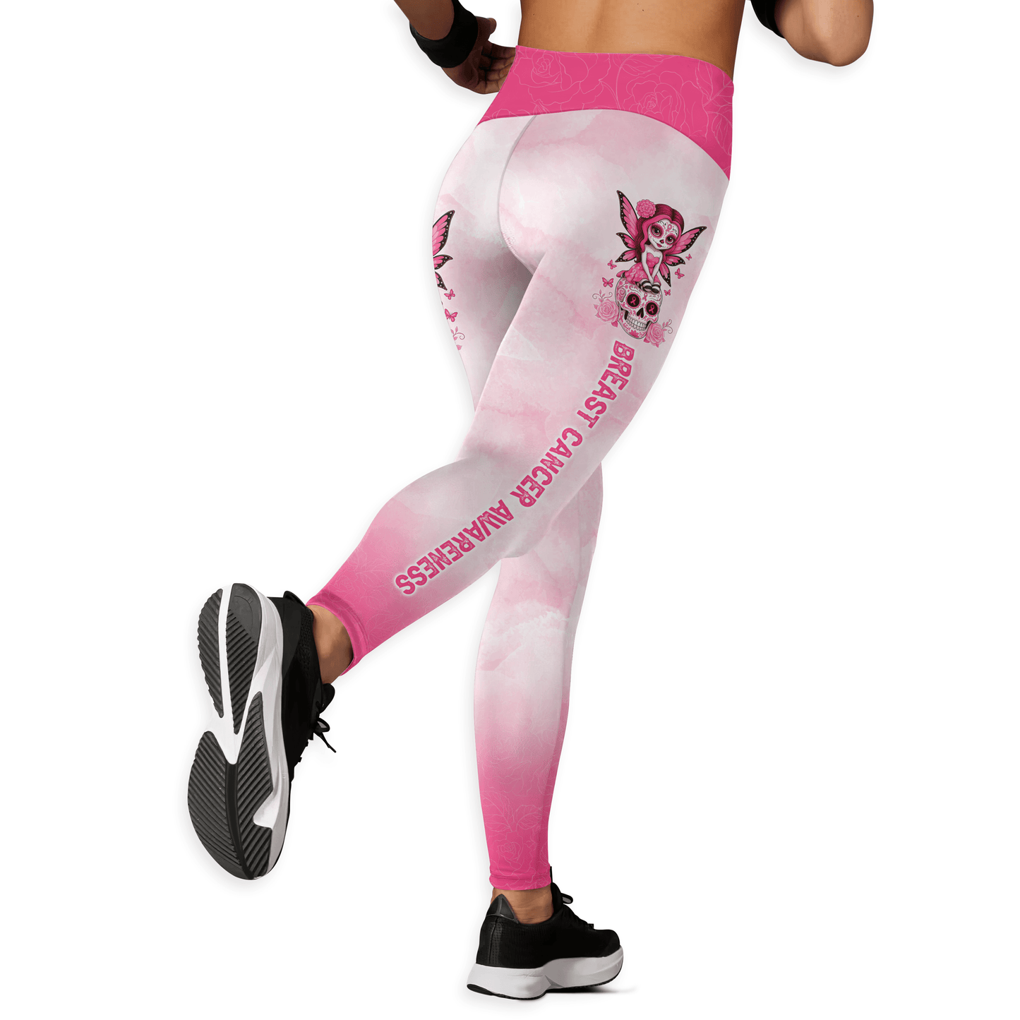 Fight Like A Warrior - Combo Legging Breast Cancer Awareness