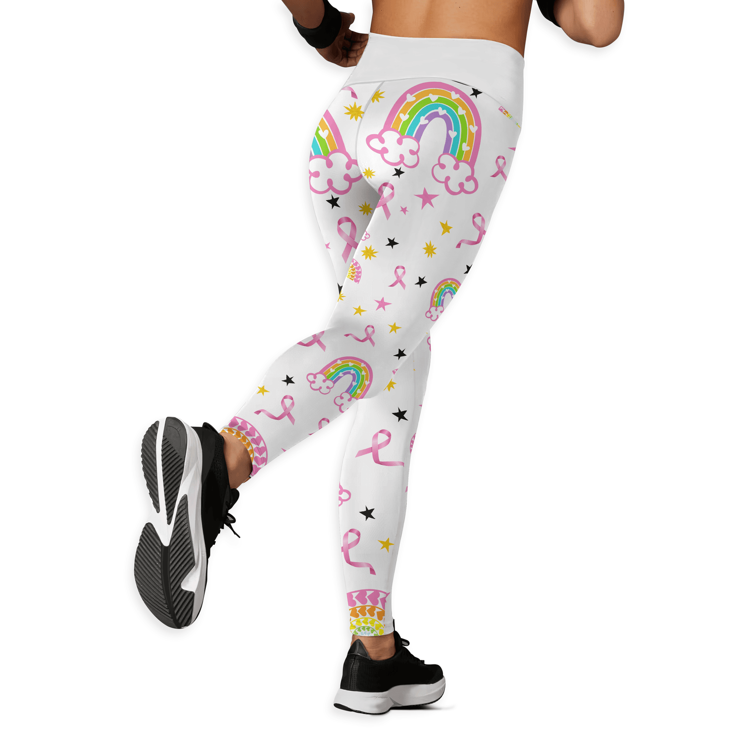 Dear Cancer, You Pick The Wrong Bitch - Combo Legging Breast Cancer Awareness