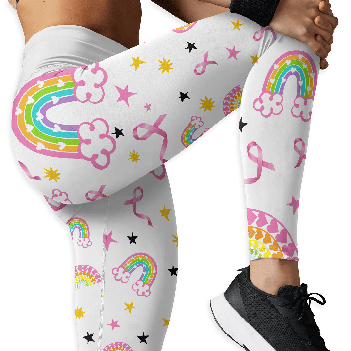 Dear Cancer, You Pick The Wrong Bitch - Combo Legging Breast Cancer Awareness