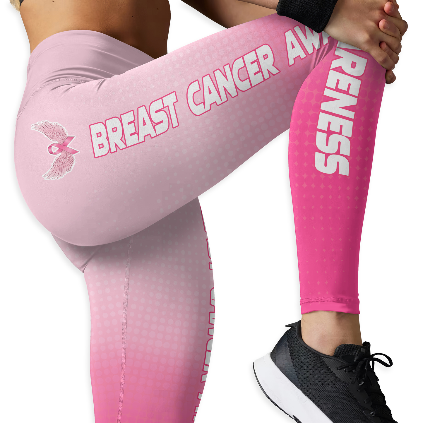 Fight Like A Queen - Combo Legging Breast Cancer Awareness