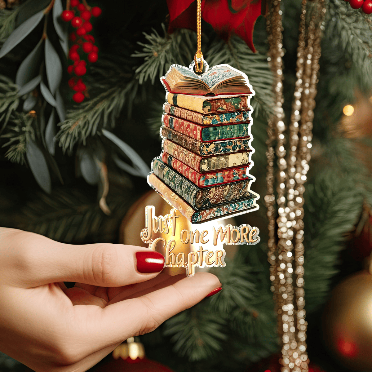 Bestchoo 2D Acrylic Ornament Enchanting Literary Magic