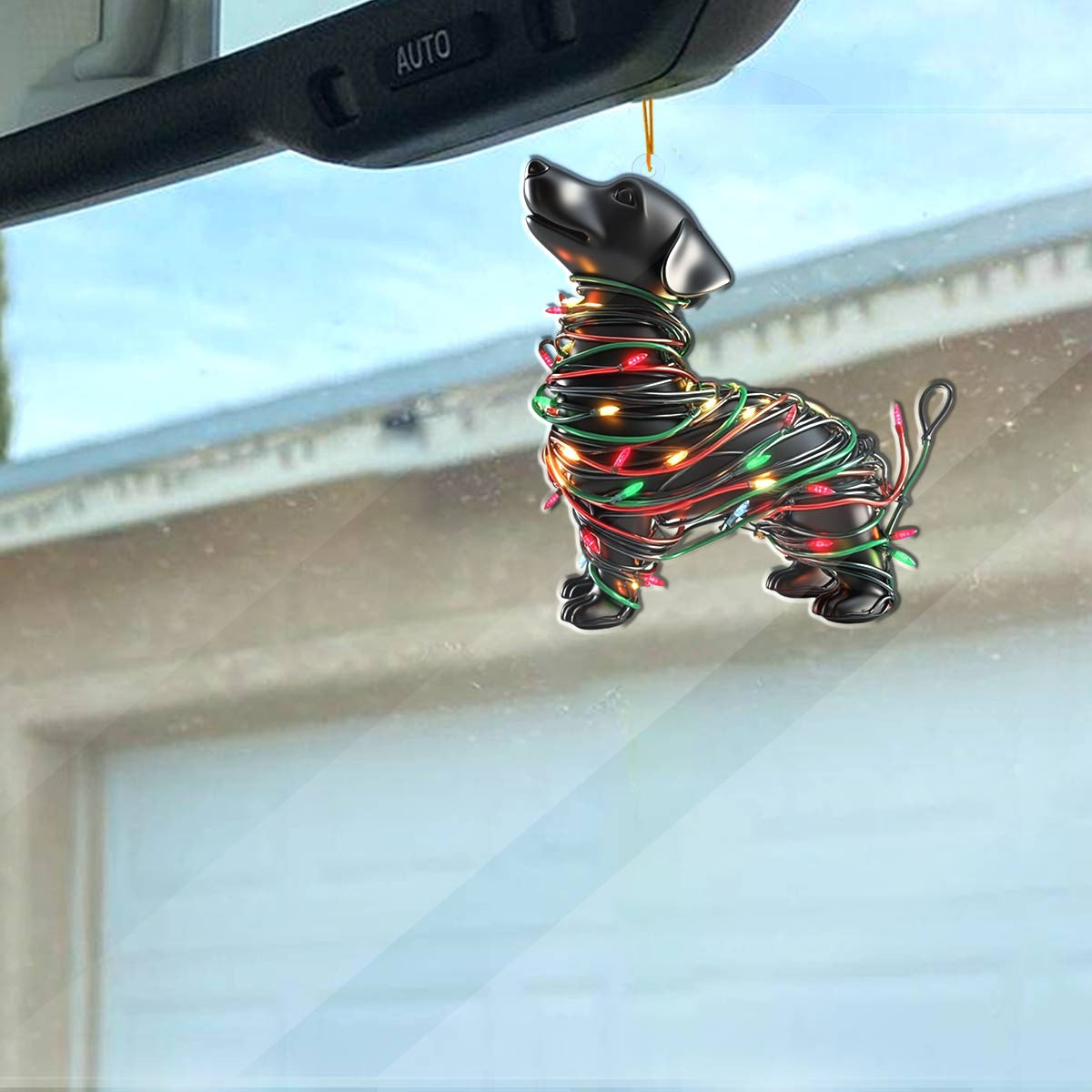 Bestchoo 2D Acrylic Ornament Amazing Dachshund