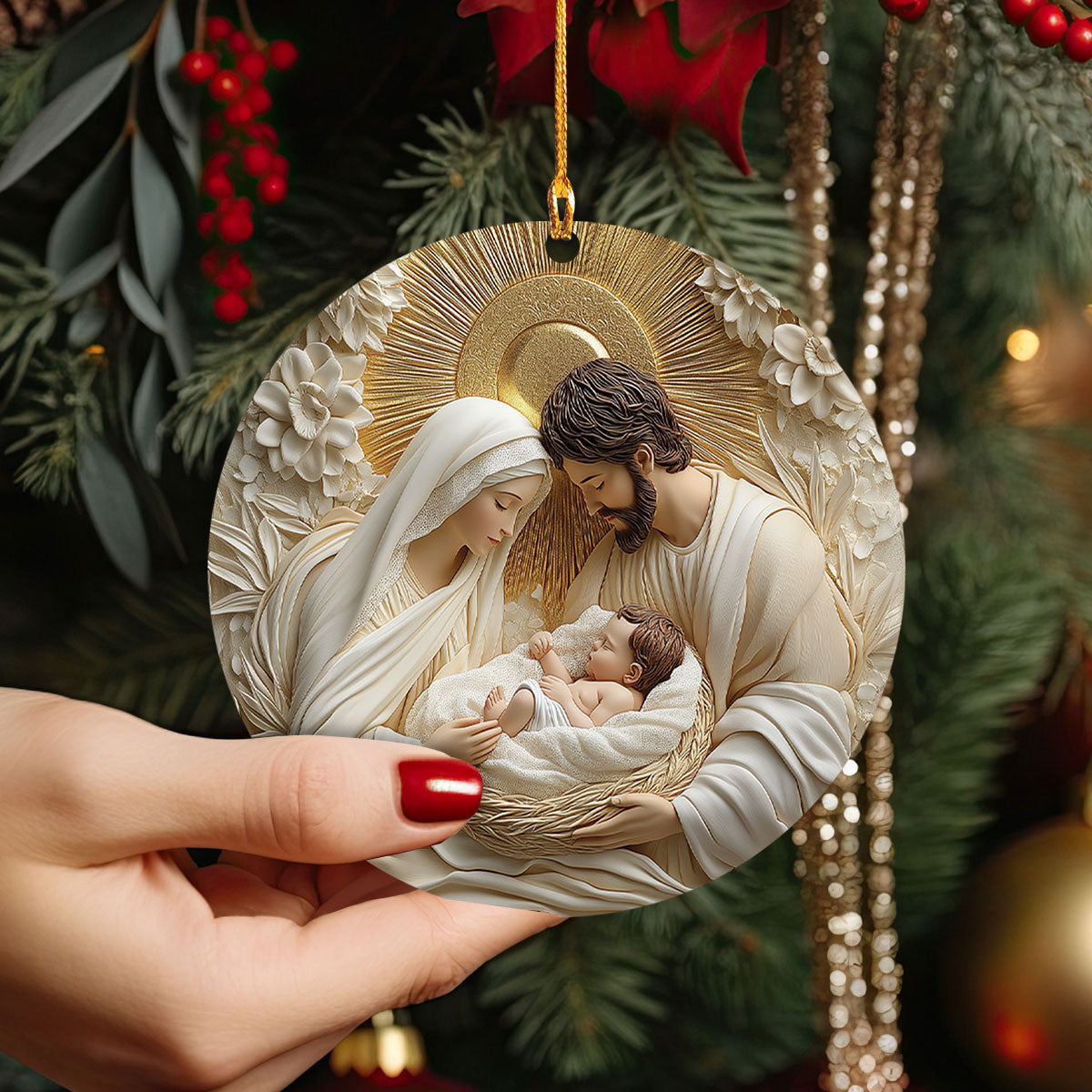 Bestchoo 2D Acrylic Ornament - Holy Family