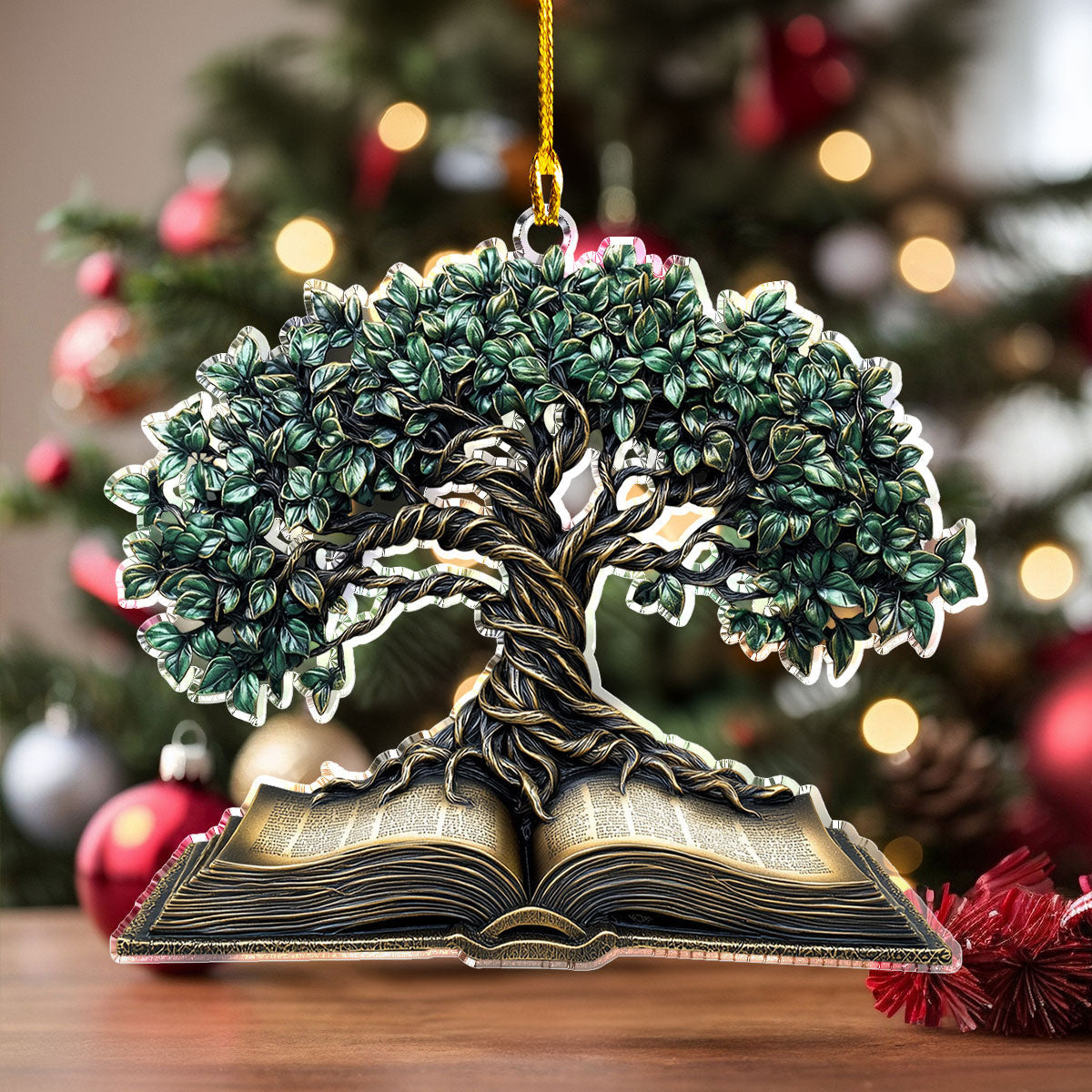 Bestchoo 2D Acrylic Ornament - Tree of Knowledge & Life