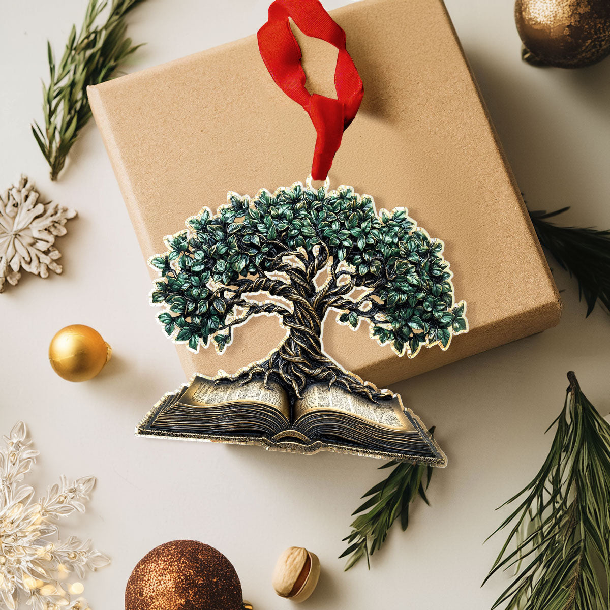 Bestchoo 2D Acrylic Ornament - Tree of Knowledge & Life