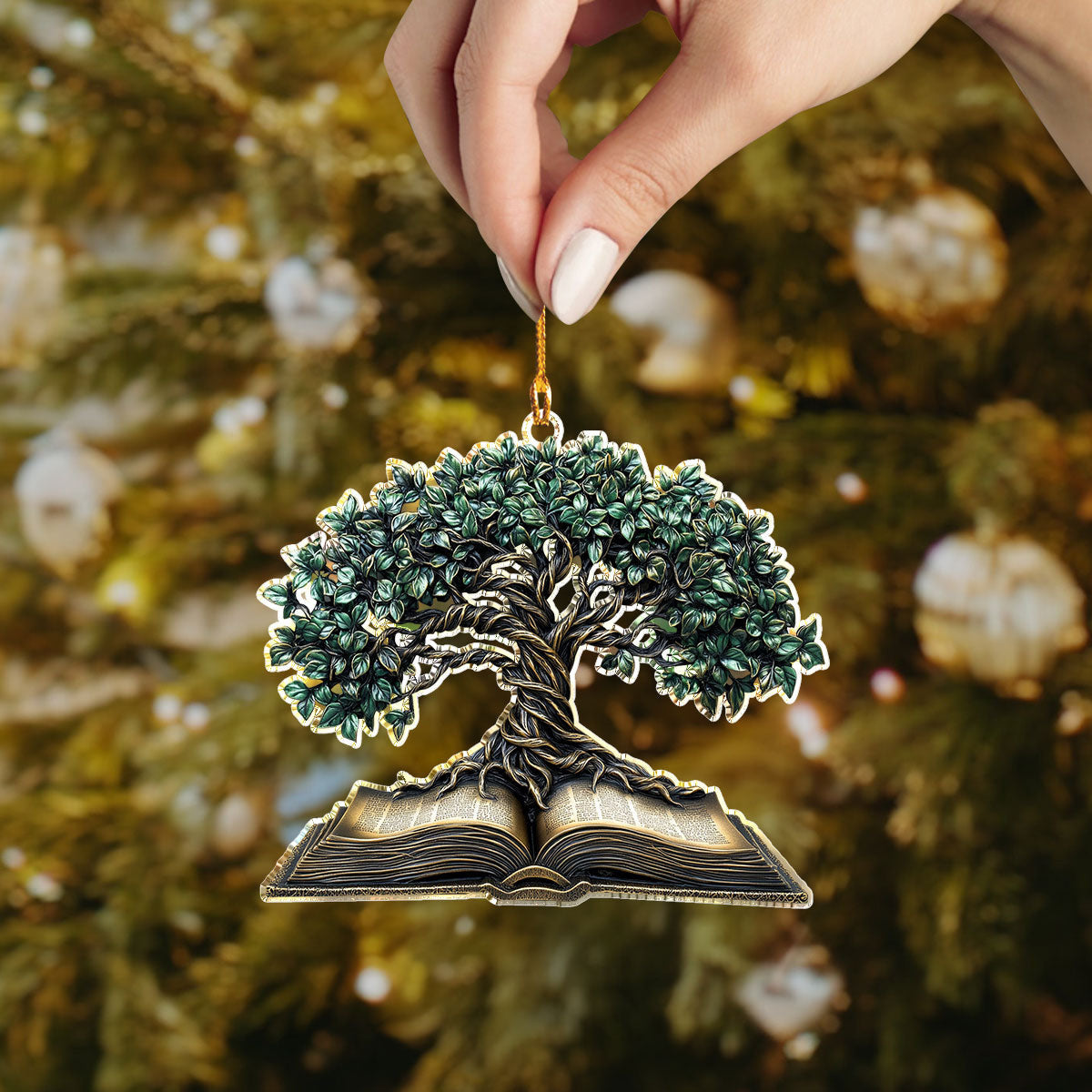 Bestchoo 2D Acrylic Ornament - Tree of Knowledge & Life