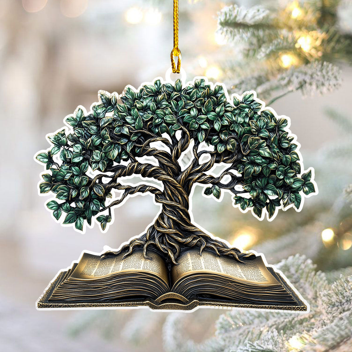 Bestchoo 2D Acrylic Ornament - Tree of Knowledge & Life