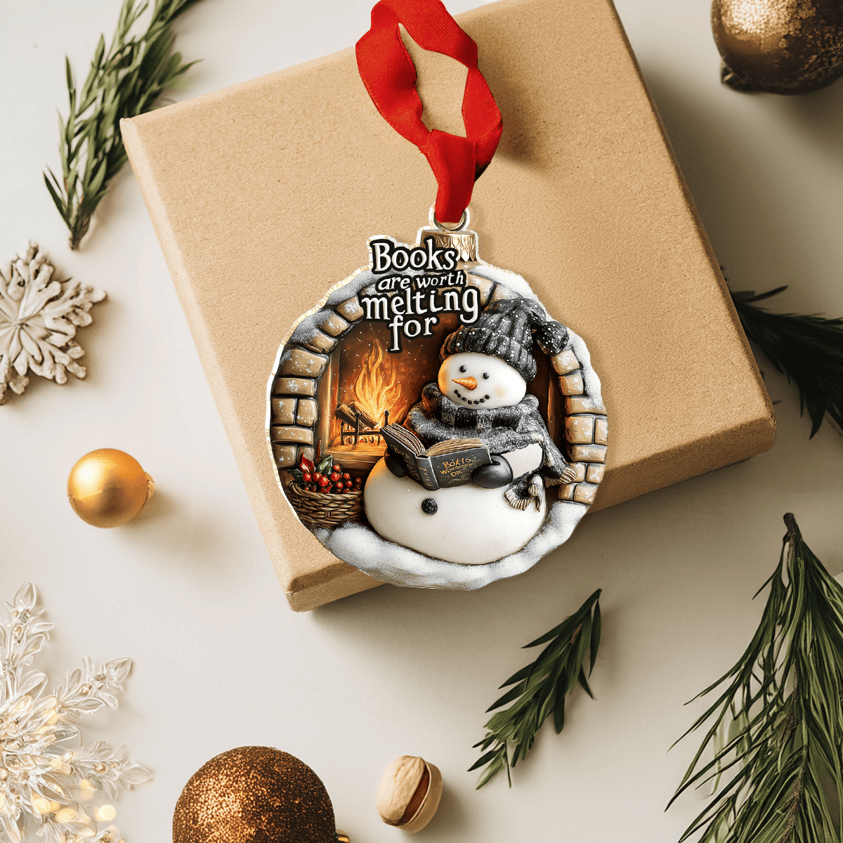 Bestchoo 2D Acrylic Ornament Books Are Worth Melting For