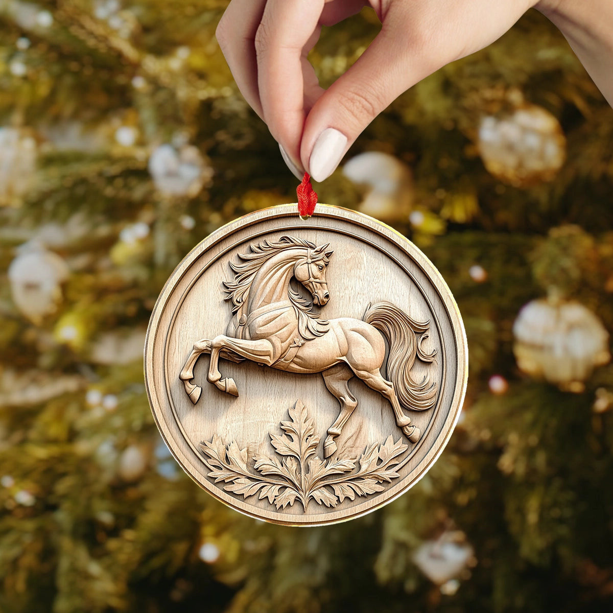 Bestchoo 2D Acrylic Ornament Majestic Stallion