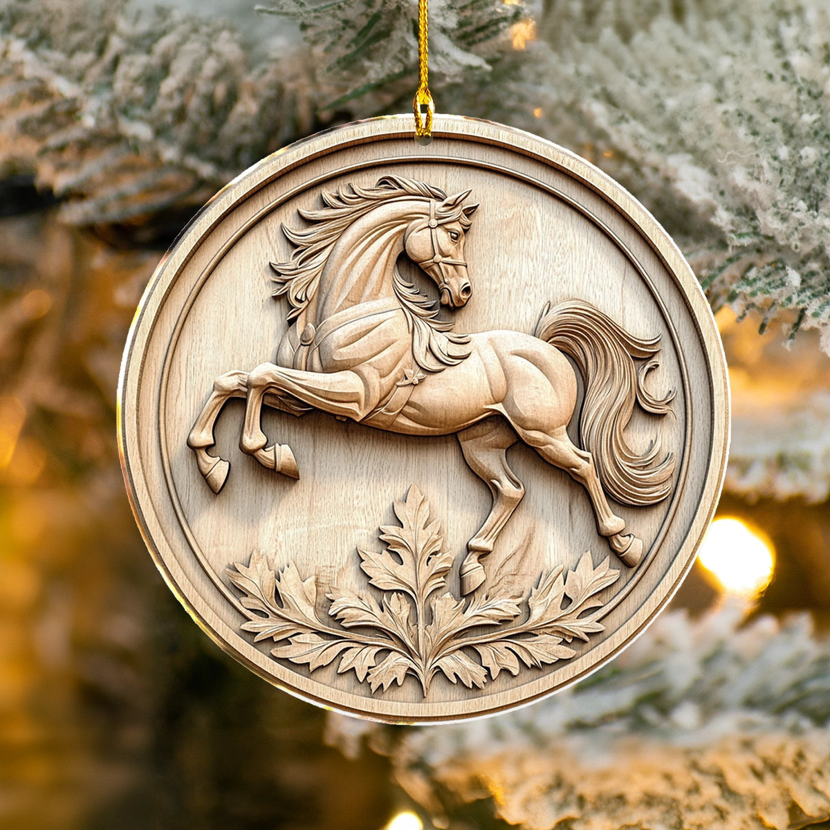 Bestchoo 2D Acrylic Ornament Majestic Stallion
