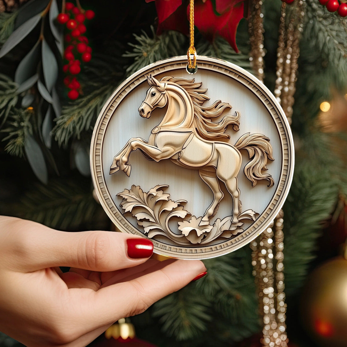 Bestchoo 2D Acrylic Ornament Majestic Horse