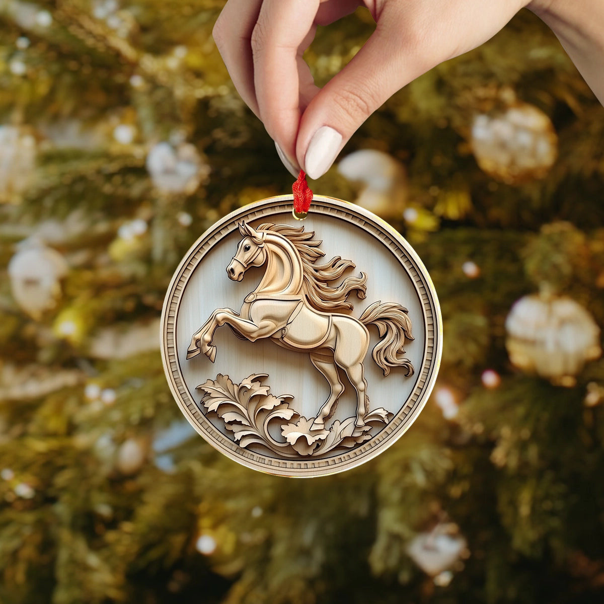 Bestchoo 2D Acrylic Ornament Majestic Horse
