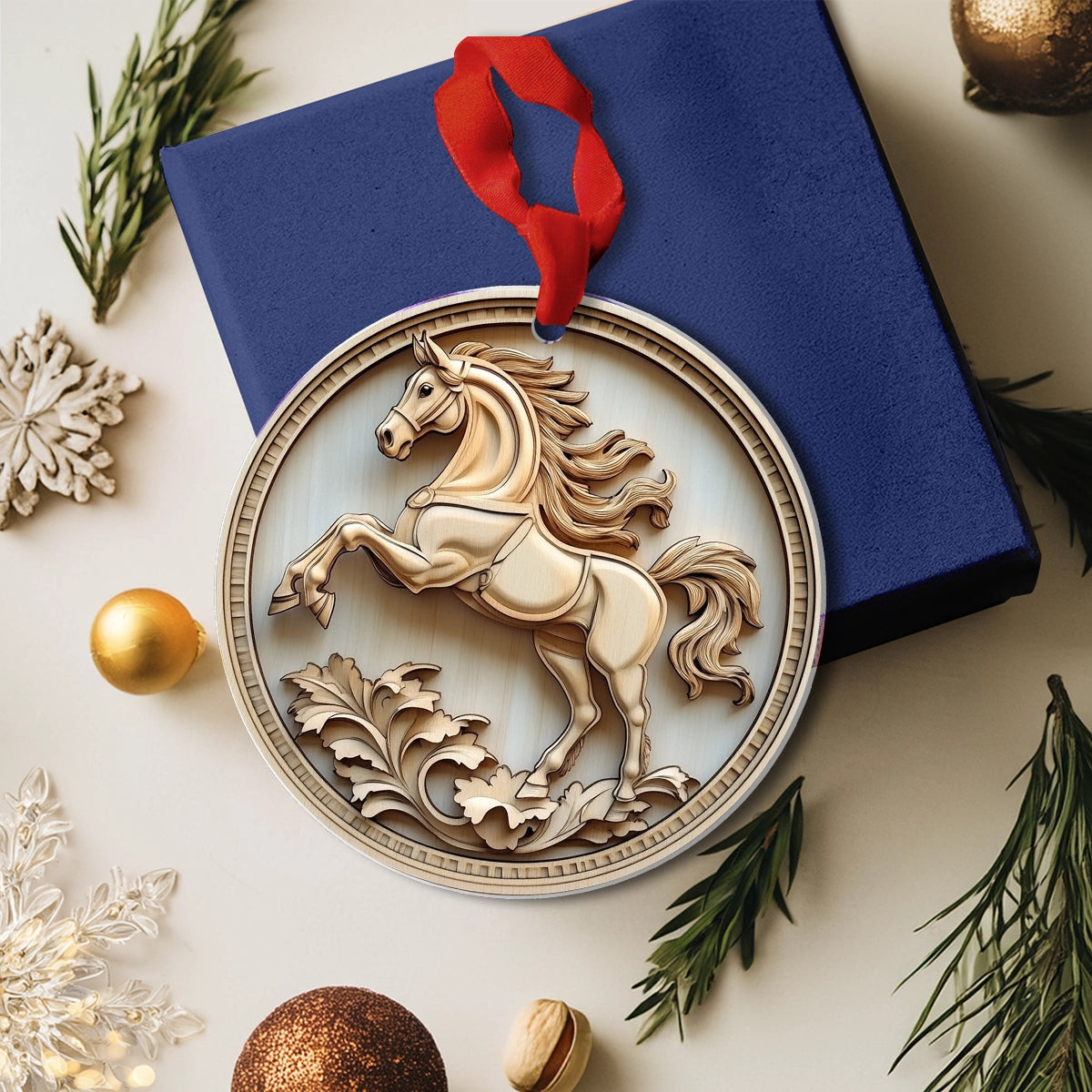 Bestchoo 2D Acrylic Ornament Majestic Horse
