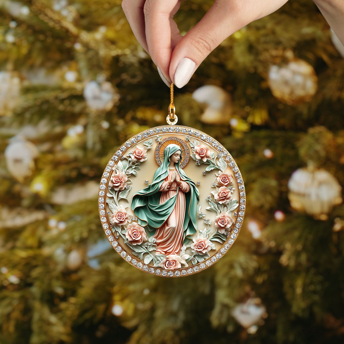 Bestchoo 2D Acrylic Ornament - Garden of Grace
