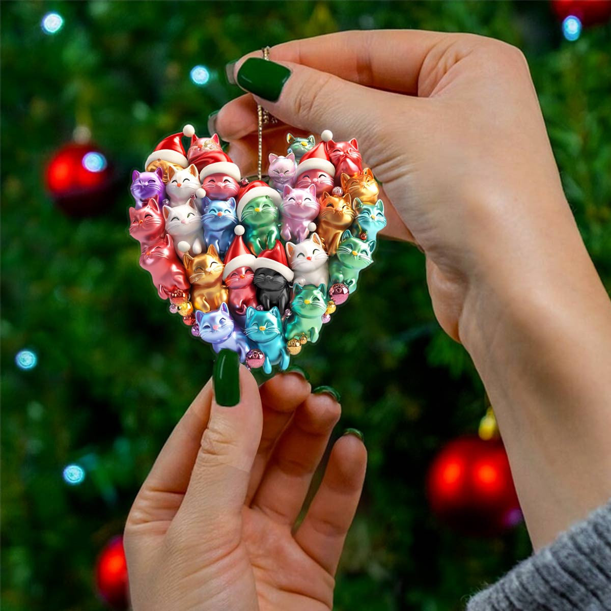 Bestchoo 2D Acrylic Ornament Cats In My Heart