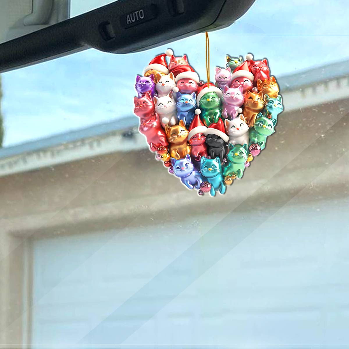 Bestchoo 2D Acrylic Ornament Cats In My Heart