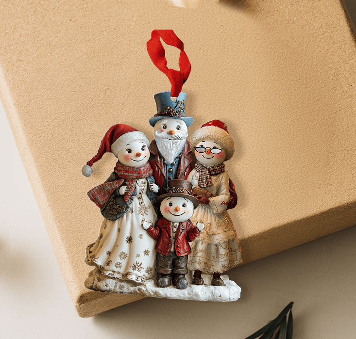 Bestchoo 2D Acrylic Ornament - Snowy Generations