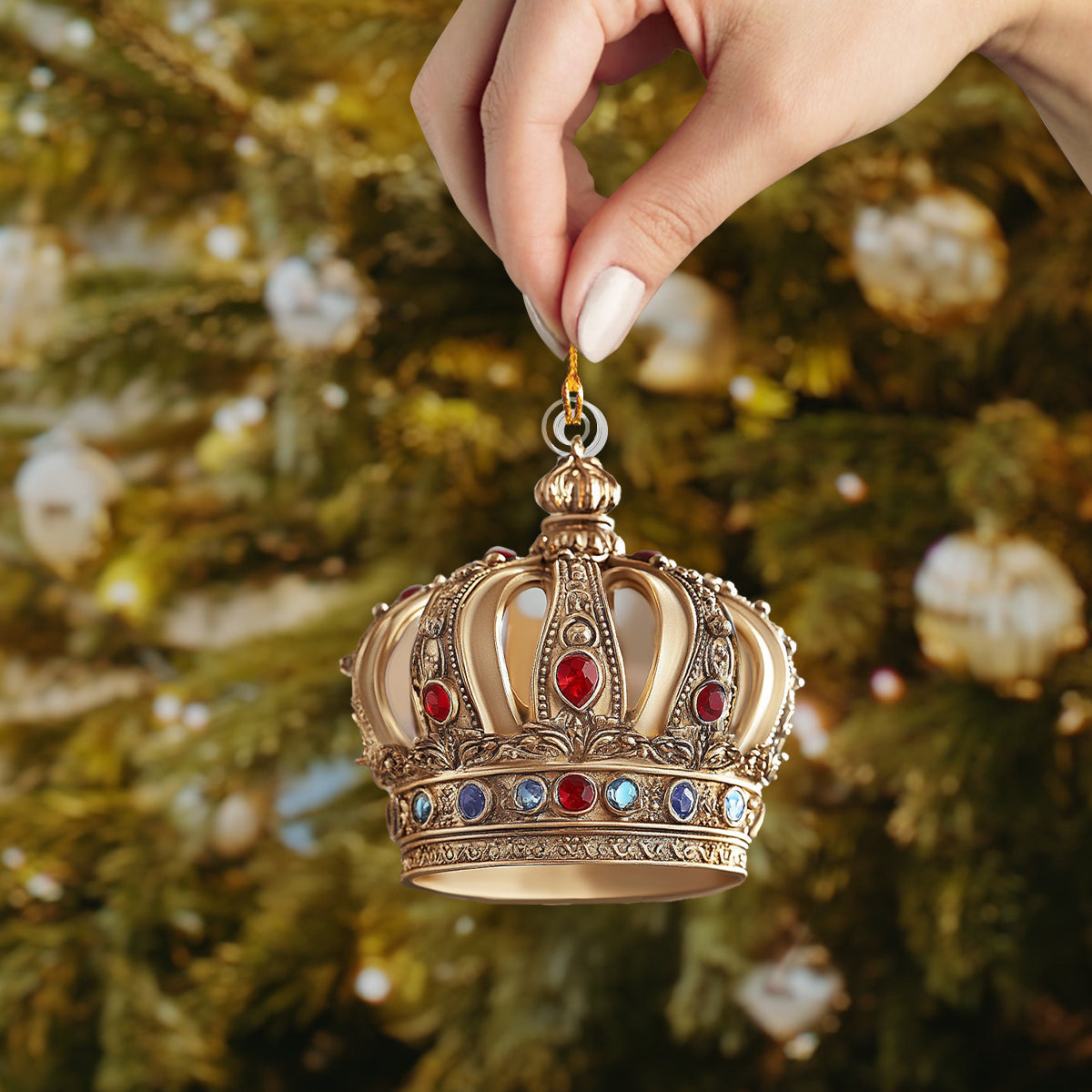 Bestchoo 2D Acrylic Ornament - Savior's Crown