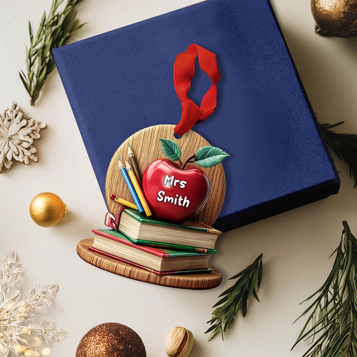 Bestchoo 2D Acrylic Ornament The Apple Of Knowledge