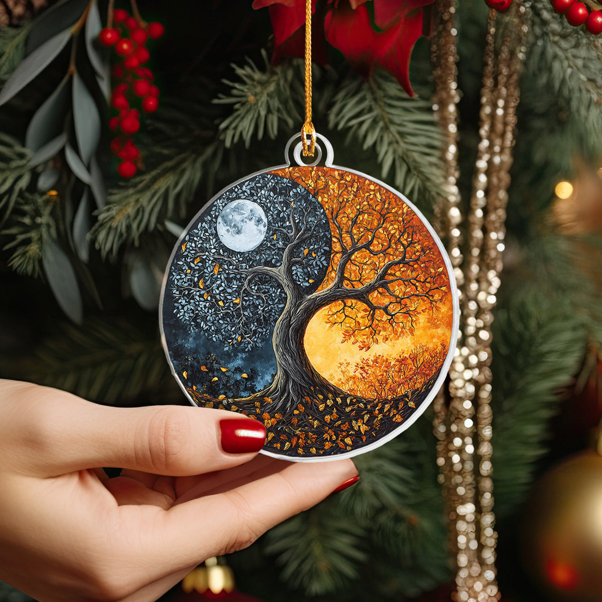Bestchoo 2D Acrylic Ornament - Yin-Yang Tree of Life