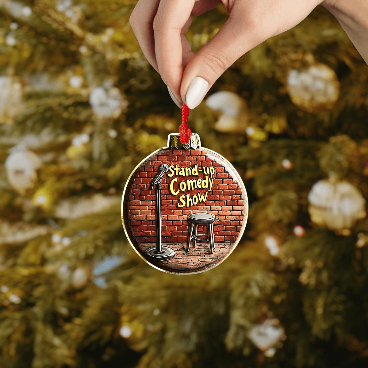 Bestchoo 2D Acrylic Ornament - Pack Discount Stand-up Comedy Show