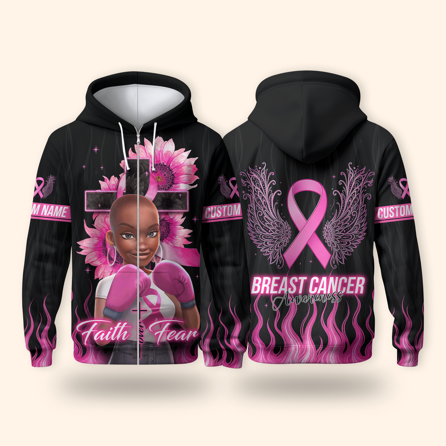 Faith Over Fear Activewear Set, Custom Choo