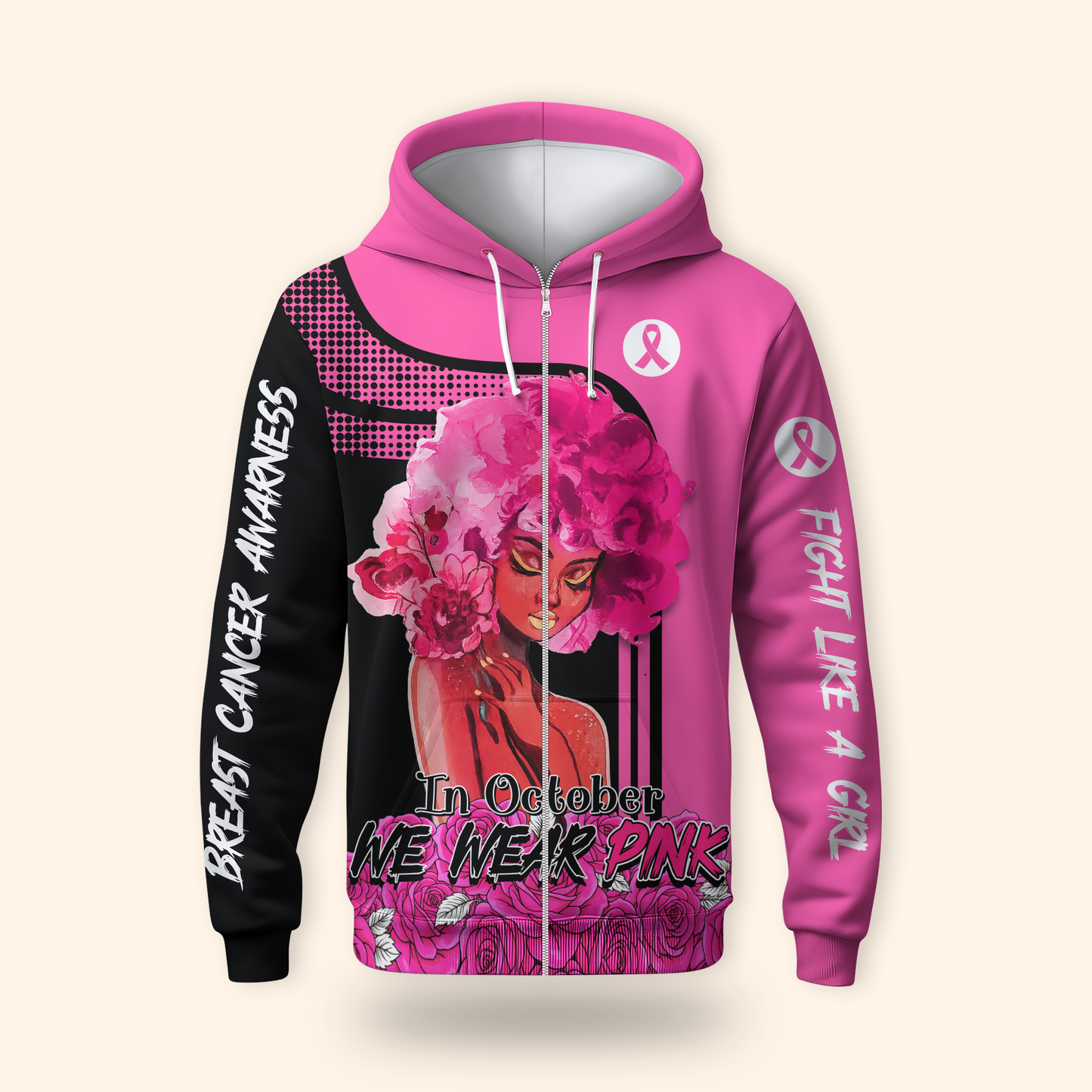 Breast Cancer Awareness Black Woman