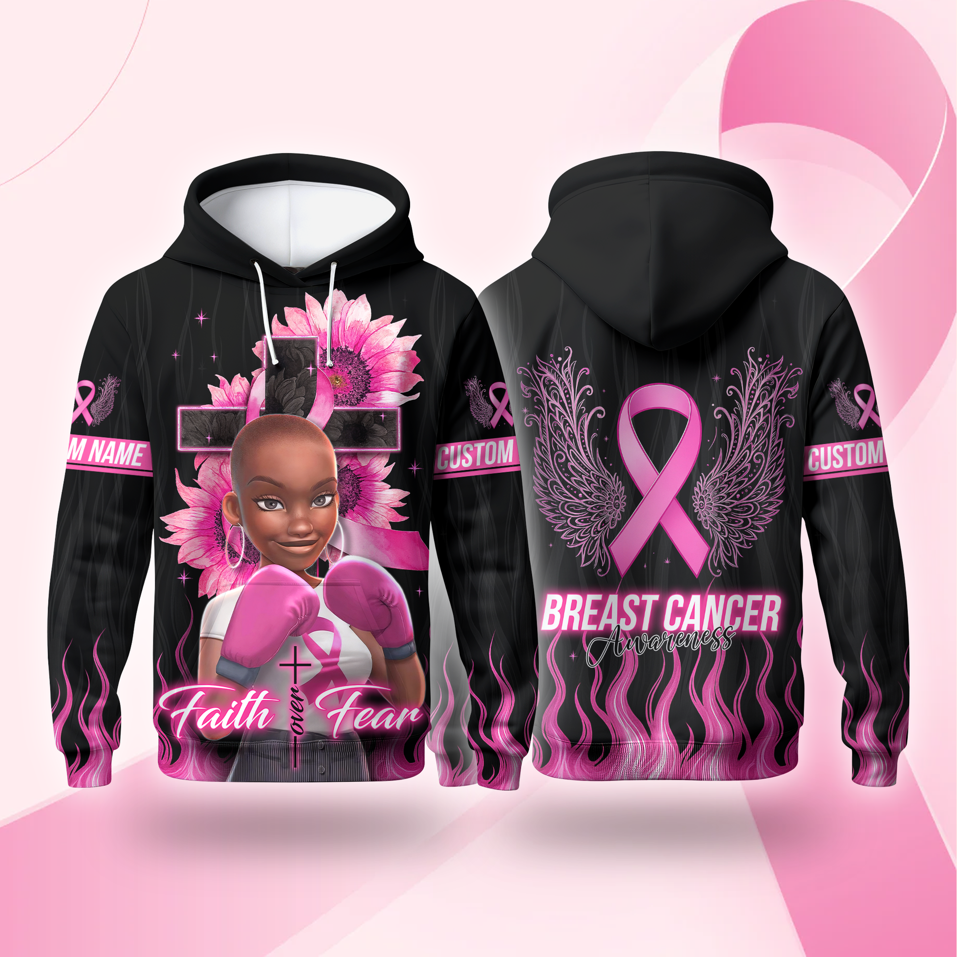 Faith Over Fear Activewear Set, Custom Choo